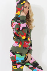Multi Camo Loungewear Set - Larna-Loungewear