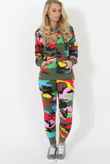 Multi Camo Loungewear Set - Larna-Loungewear