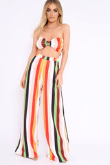 Multi Coloured Stripe Co-Ord Set - Haddy-Co-ords