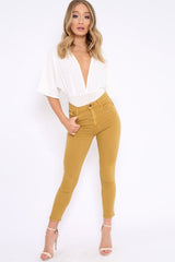 Mustard Skinny Jeans - Madisson-Jeans