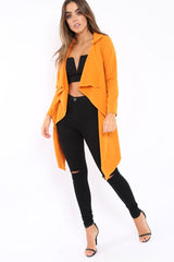 Mustard Waterfall Frill Jacket - Bexley-Jackets