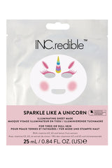 Nails Inc. INC.redible Sparkle Like A Unicorn Illuminating Sheet Mask-Face