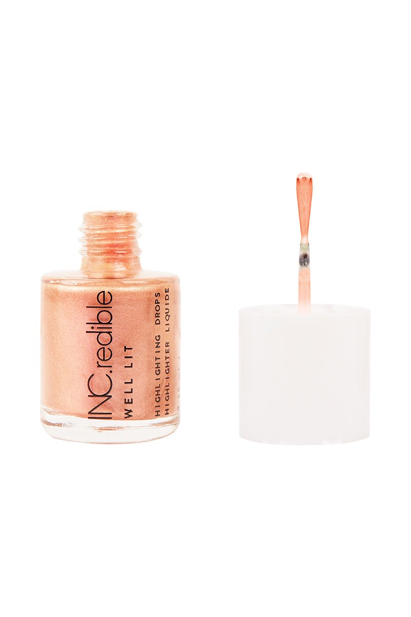 Nails Inc. INC.redible Well Lit Highlighter Drops - Whooooop!-Face
