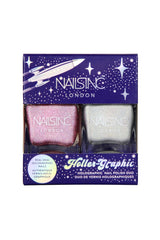 Nails Inc. Nail Polish Duo - Holler-Graphic-Nails