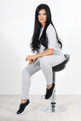 Naomi Grey Loungewear Set-Loungewear