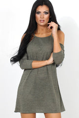Natalia Khaki Cut Out Top-Tops