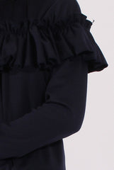 Navy Frill Layer Tracksuit - Tawney-Tracksuits