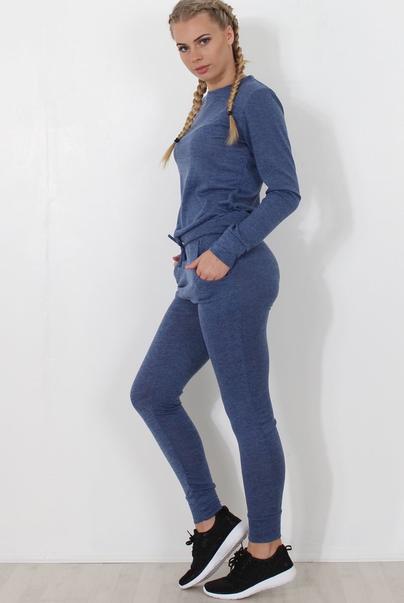 Navy Loungewear Set-Josie-Loungewear