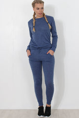 Navy Loungewear Set-Josie-Loungewear