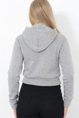 Neem Grey Slogan Pullover Hoodie-Hoodies