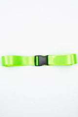 Neon Green Canvas Buckle Belt - Winslet-Belts