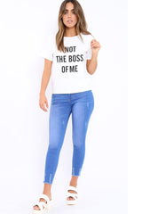 Not the Boss of Me T Shirt - Arshi-Tops