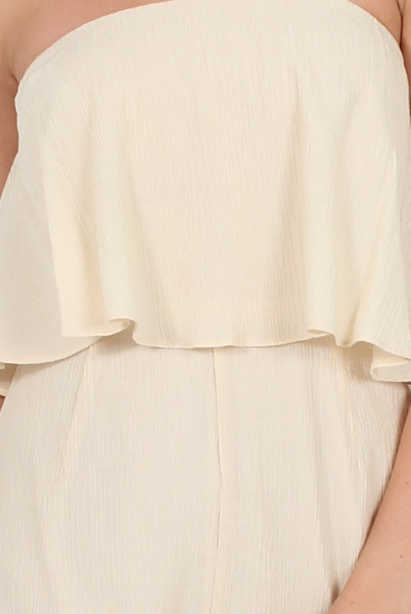Nude Bandeau Playsuit - Collette-Playsuits