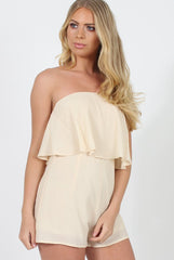 Nude Bandeau Playsuit - Collette-Playsuits