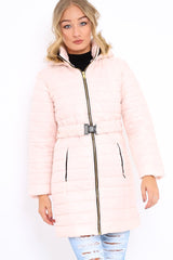 Nude Longline Puffer Jacket - Alexandra-Coats