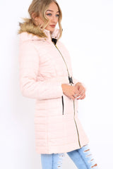 Nude Longline Puffer Jacket - Alexandra-Coats