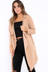 Nude Waterfall Frill Jacket - Bexley-Jackets