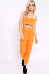 Orange Side Sportswear Stripe Loungewear Set - Tiffie-Loungewear