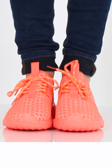 Orange Spotted Trainers - Amalia-Trainers