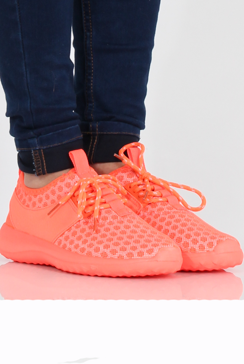 Orange Spotted Trainers - Amalia-Trainers