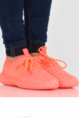 Orange Spotted Trainers - Amalia-Trainers