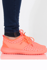 Orange Spotted Trainers - Amalia-Trainers