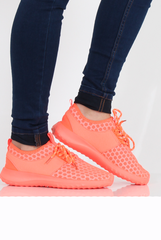 Orange Spotted Trainers - Amalia-Trainers