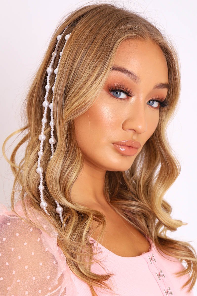 Pearl Beaded Hair Accessory - Pria-Hair