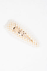 Pearl Embellished Hair Clip - Jule-Hair