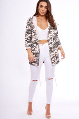 Pink Abstract Camouflage Jacket - JoJo-Jackets