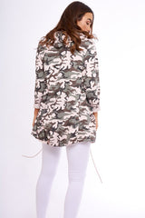 Pink Abstract Camouflage Jacket - JoJo-Jackets