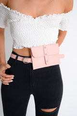 Pink Belted Bumbag - Oma-Bags