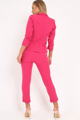 Pink Blazer and Trousers Co-Ord - Rossie-Co-ords