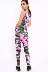 Pink Camo Lounge Wear Set - Hayda-Loungewear