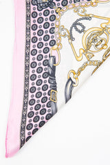 Pink Chain Print Scarf Headband - Zaylie-Hair