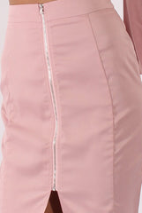 Pink Cold Shoulder Top & Skirt Co-ord - Genesis-Co-ords