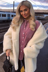 Pink Corduroy Oversized Shirt - Ennie-Shirts