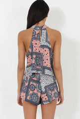 Pink Floral Print TOP - Alani-Tops