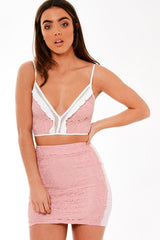Pink Frill Detail Co-ord - Ally-Co-ords