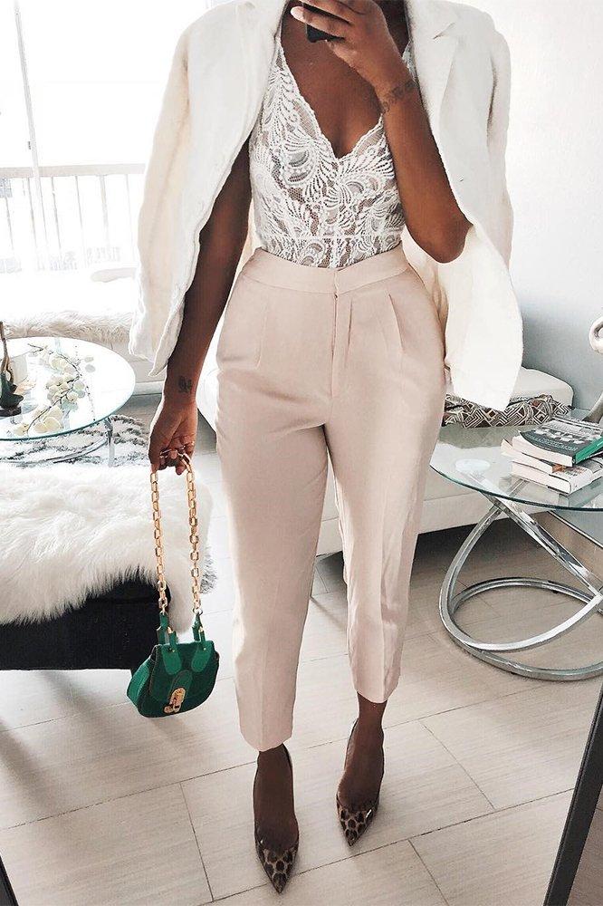 Pink Lace Cross Back Bodysuit - Brogan-Bodysuits