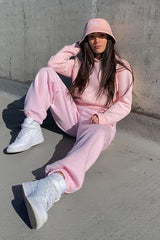 Pink Oversized Joggers - Erica-Joggers