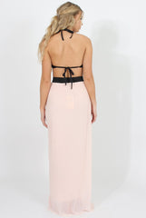 Pink Pleated Maxi Skirt - Shanice-Skirts