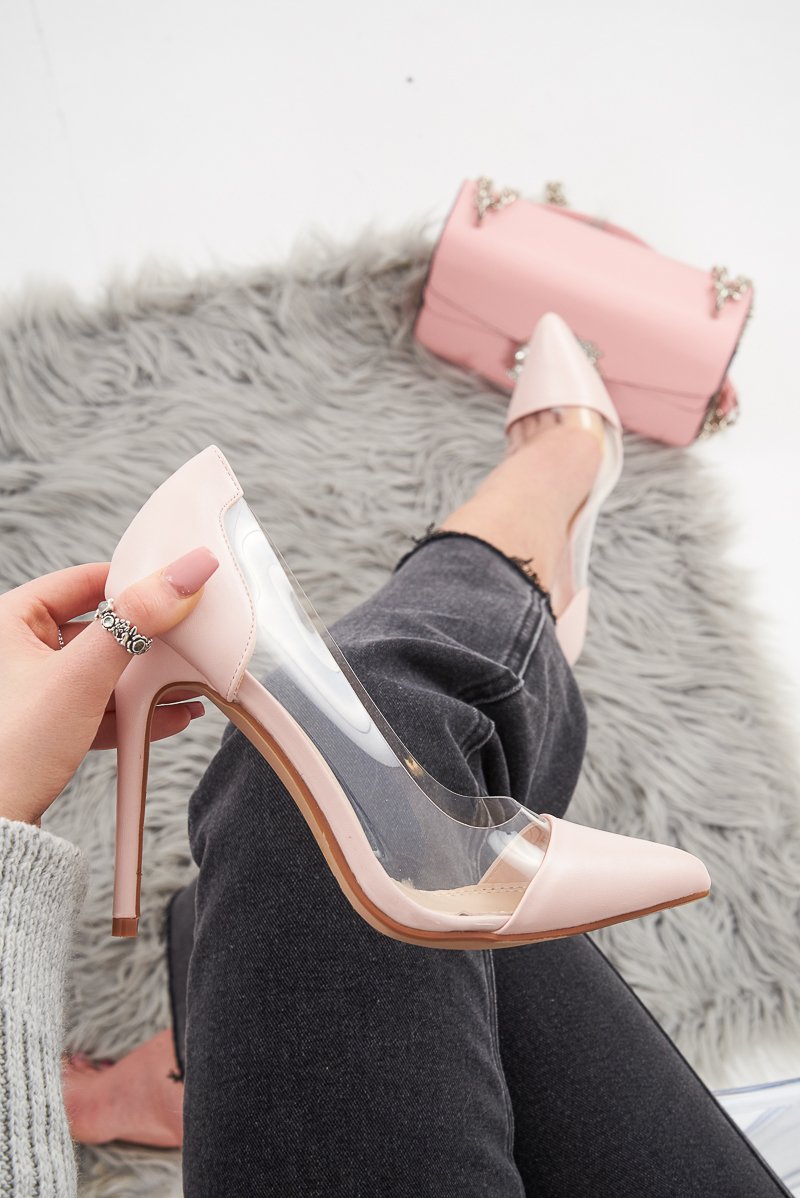 Pink Pointed Stiletto Court Shoe - Hael-Heels