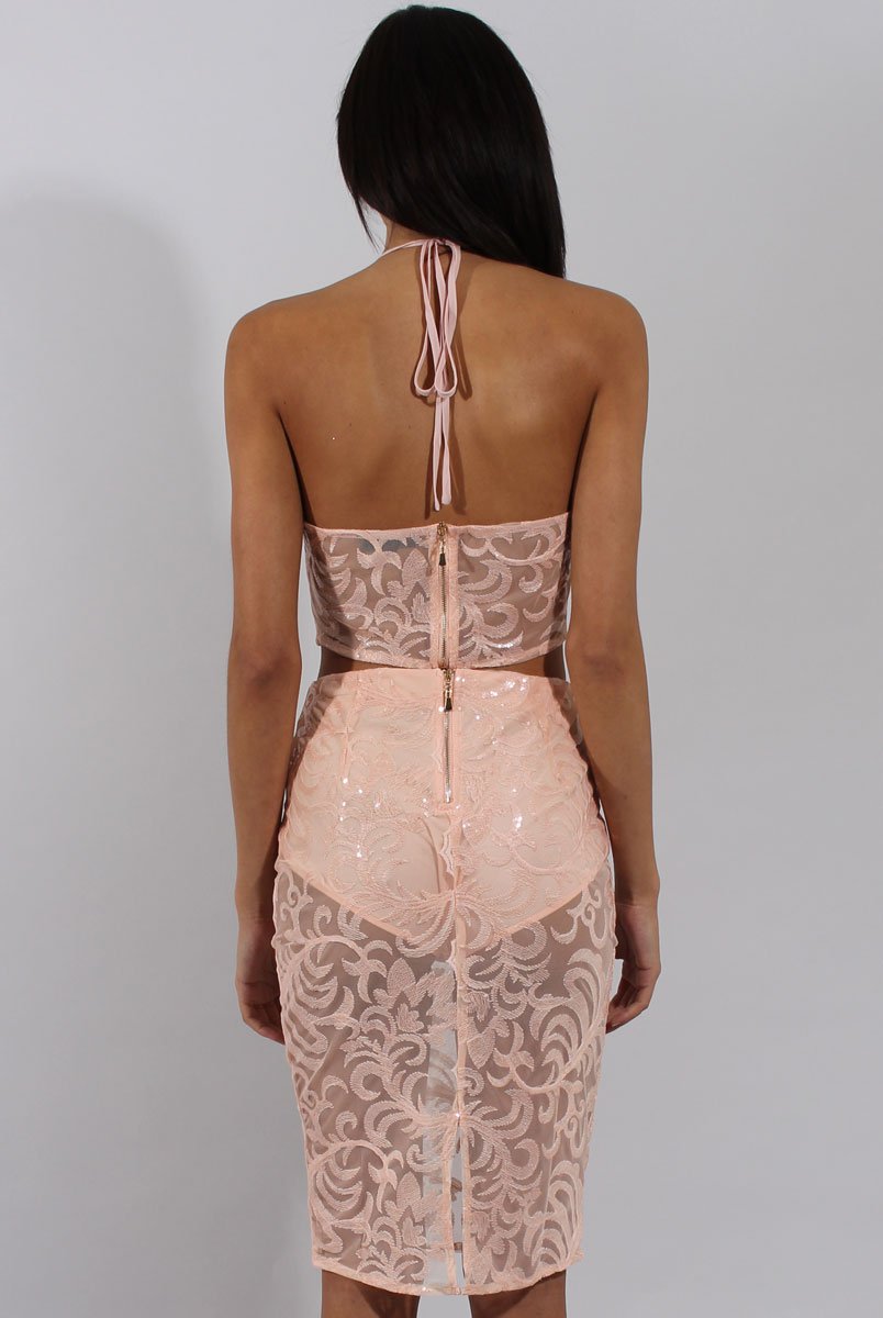 Pink Sequin Co-ord - Rihanna-Co-ords