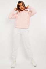 Pink Soft Fleece Hoodie - Maia-Hoodies