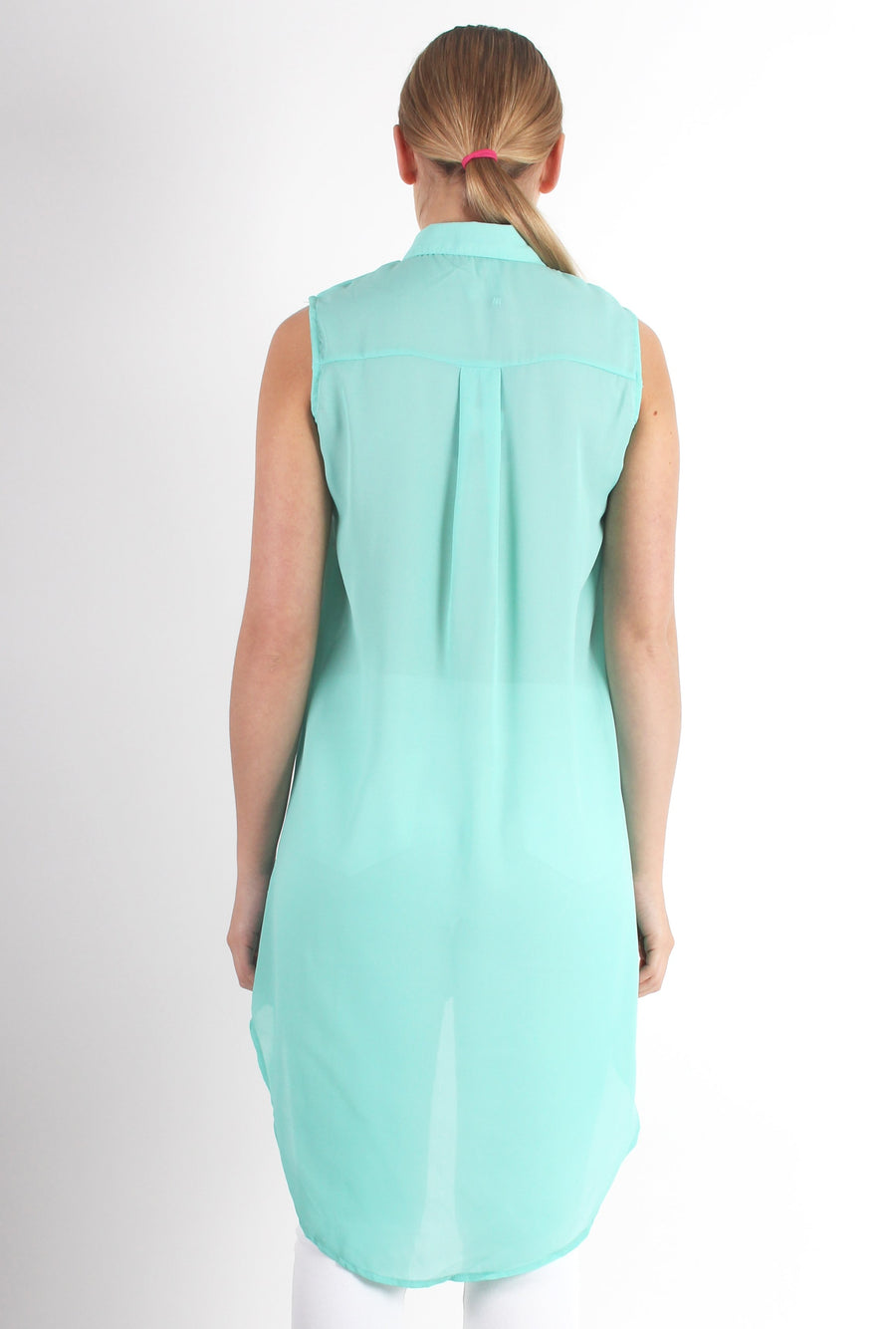 Poppy Green Long Shirt-Shirts