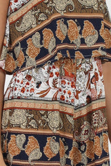 Print Layered Playsuit - Darla-Playsuits