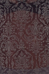 Purple Folk Print Sheer Bodysuit - Frances-Bodysuits