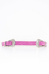 Purple Velvet Western Belt - Maddilyn-Belts