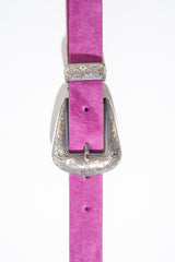 Purple Velvet Western Belt - Maddilyn-Belts